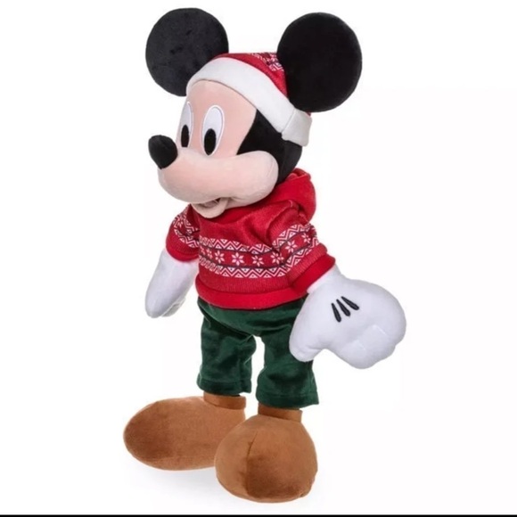 Disney Mickey Mouse Holiday Plush – Medium 16 1/4'' - Picture 3 of 8